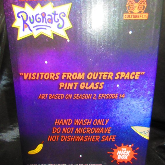 Rugrats Visitors From Outer Space Pint Glass Nick Box EXCLUSIVE FALL 2020 - Picture 4 of 12